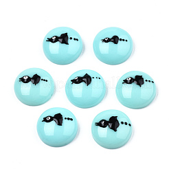 Undurchsichtige Harz-Email-Cabochons CRES-N031-022