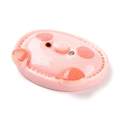 Undurchsichtige Cabochons aus Kunstharz mit Tiermotiv RESI-E046-01G