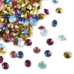 Cabochons mit spitz zulaufenden Strassen aus Kunstharz MRMJ-XCP0001-62