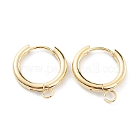 201 фурнитура для сережек-колец Huggie Hoop из нержавеющей стали&nbsp;STAS-P283-01D-G
