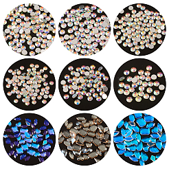 Pandahall 24 Stil transparente K9-Glascabochons GLAA-TA0001-24