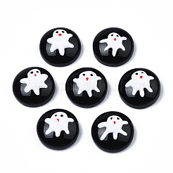 Halloween-Emaille-Cabochons aus undurchsichtigem Harz CRES-N031-012