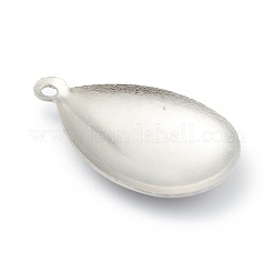 Anlaufgeschützte Cabochon-Fassungen für Anhänger aus Edelstahl 304 STAS-G245-01