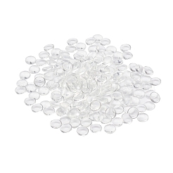 200 Stück transparente Glascabochons GGLA-YW0001-03