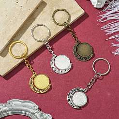 Schlüsselanhänger mit Cabochon-Anhänger aus Legierung KEYC-JKC01137