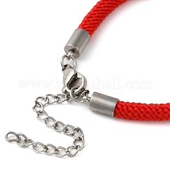 Herstellung von Milano-Kordeln und Armbändern aus Edelstahl 304 MAK-H004-02E-P02