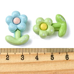 Undurchsichtige Decoden-Cabochons aus Harz RESI-K038-04