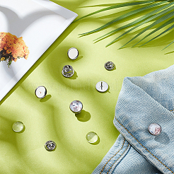 DIY-Set zur Herstellung einer leeren Kuppelbrosche STAS-UN0052-95B