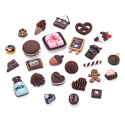 100 stücke 25 stil harzcabochons CRES-BT0001-02