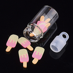 Handgemachte Polymer Clay Nagelkunstdekoration Zubehör MRMJ-S046-008G