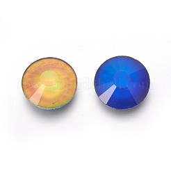 Facettiert Glas Cabochons GLAA-F091-05