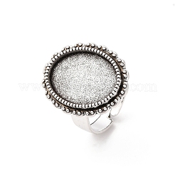 Geben Sie Ihre Kreationen eine einzigartige Designer-Look mit diesen modernen und charmanten Eisen hängender Cabochon Fassungen PALLOY-Q300-25AS-NR
