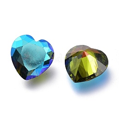 Zirkonia zeigte zurück Cabochons ZIRC-H108-07D-214SI