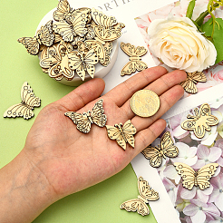 100 Stück Cabochons aus Pappelholz WOOD-CJ0001-40