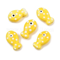 Фарфоровые бусины ручной работы&nbsp;X-PORC-B009-03J