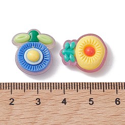 Durchscheinende Decoden-Cabochons aus Harz RESI-K034-02