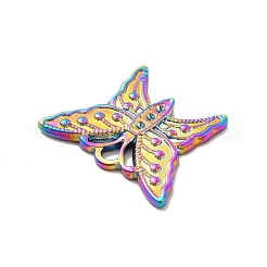 Ionenplattierung (IP) 304 Edelstahl Anhänger Strass-Einstellungen STAS-F282-10MC