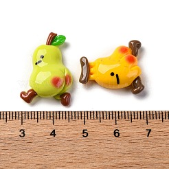Undurchsichtige Decoden-Cabochons aus Harz RESI-S07-03