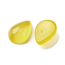 Natürliche gelbe Achat Cabochons G-B082-08