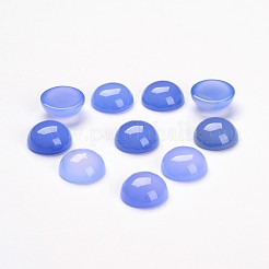 Halbrund / Kuppel gefärbt natürliche Achat Cabochon G-J300-30-8mm