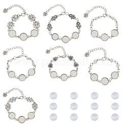 DIY Blanko Domen Cameo Foto Link Armband Bausatz DIY-FH0005-93