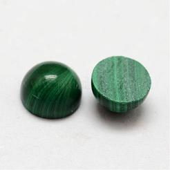 Kuppel natürliche Malachit cabochons G-O146-03A