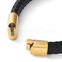 Geflochtenen Lederband Armbänder BJEW-I200-09G