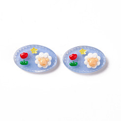Transparente Harzcabochons RESI-H140-07