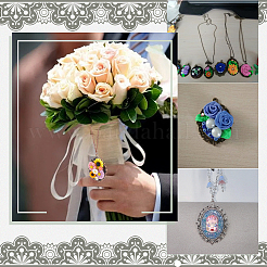 DIY-Set zur Herstellung von ovalen Anhängern DIY-PH0020-80