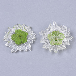 Transparente klare Epoxidharz-Cabochons CRES-N025-02C