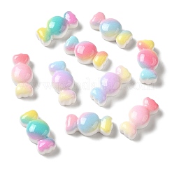 Farbverlauf-Farbe opake Harz Decoden Cabochons CRES-Z006-03