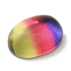Zweifarbige Glas-Strass-Cabochons GLAA-B012-65