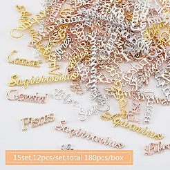 15 Satz Cabochons aus Legierung im 5-Stil FIND-OC0001-26