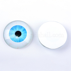 Glas BlumeCabochons für DIY-Projekte GGLA-L025-10mm-02