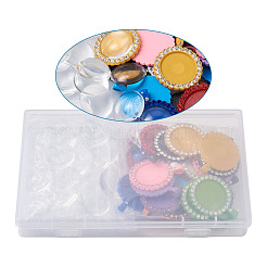 DIY-Kits zur Herstellung flacher runder Anhänger DIY-TA0008-46