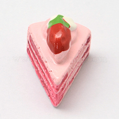Dreieck-Kuchen-Deko-Cabochons aus Kunstharz CRES-R183-23A