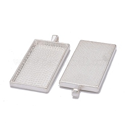 Aluminium-Anhänger Fassungen für Cabochons X-PALLOY-2418-S-LF