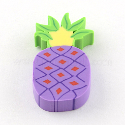 Handgemachte Ananas Polymer Clay cabochons X-CLAY-R060-72B