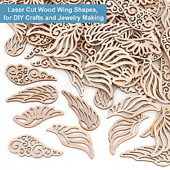 Unfertige Holz Cabochons WOOD-OC0001-38