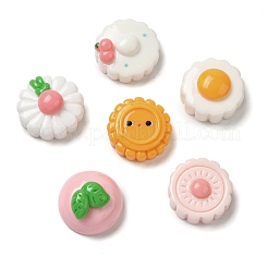 Undurchsichtige Decoden-Cabochons aus Cartoon-Harz RESI-Q231-01