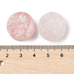 Natürlichen Rosenquarz Cabochon G-K338-39D-02