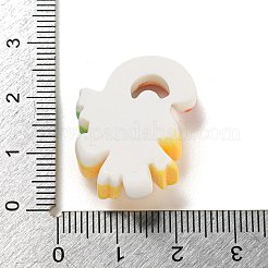 Weihnachts-Deko-Cabochons aus undurchsichtigem Harz RESI-U006-04H