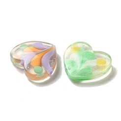 Transparente Decoden-Cabochons aus Harz X-RESI-D008-05A