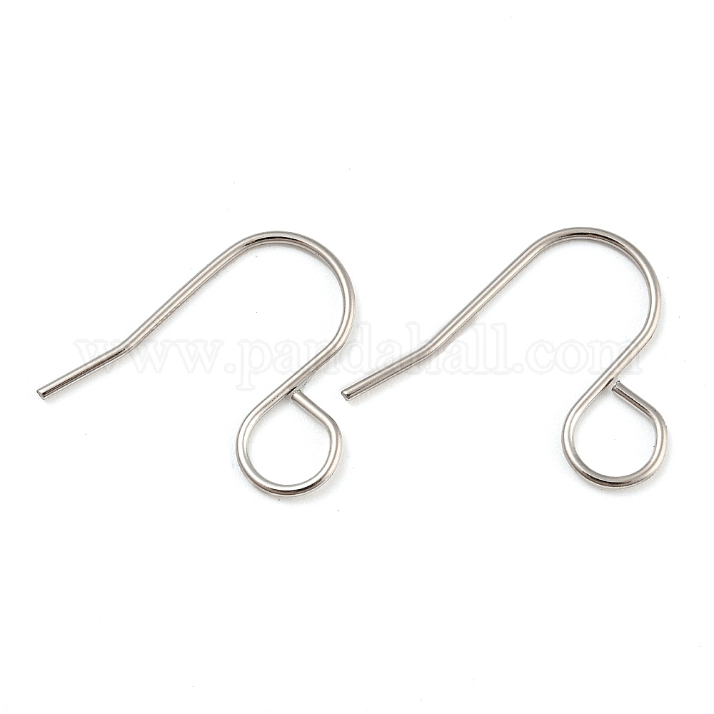 Wholesale Surgical Stainless Steel Earring Hooks Pandahall