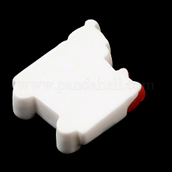 Weihnachtliche Cabochons aus undurchsichtigem Harz RESI-K030-02C