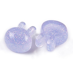Transparente Epoxidharz-Hasen-Decoden-Cabochons CRES-P035-03A