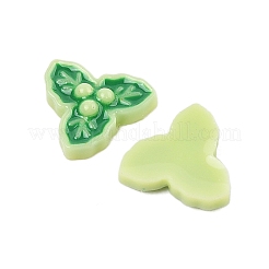 Leuchtende Harz-Cabochons mit Weihnachtsmotiv RESI-U003-02B
