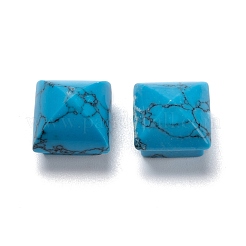 Gefärbten Synthese Türkiscabochons G-D058-04A