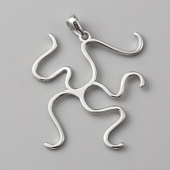Anlaufschutz-Anhänger aus Sterlingsilber STER-WH0004-007