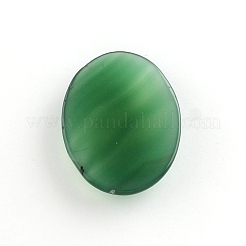 Natürlichen grünen Achat-Edelstein-Cabochons G-R270-14